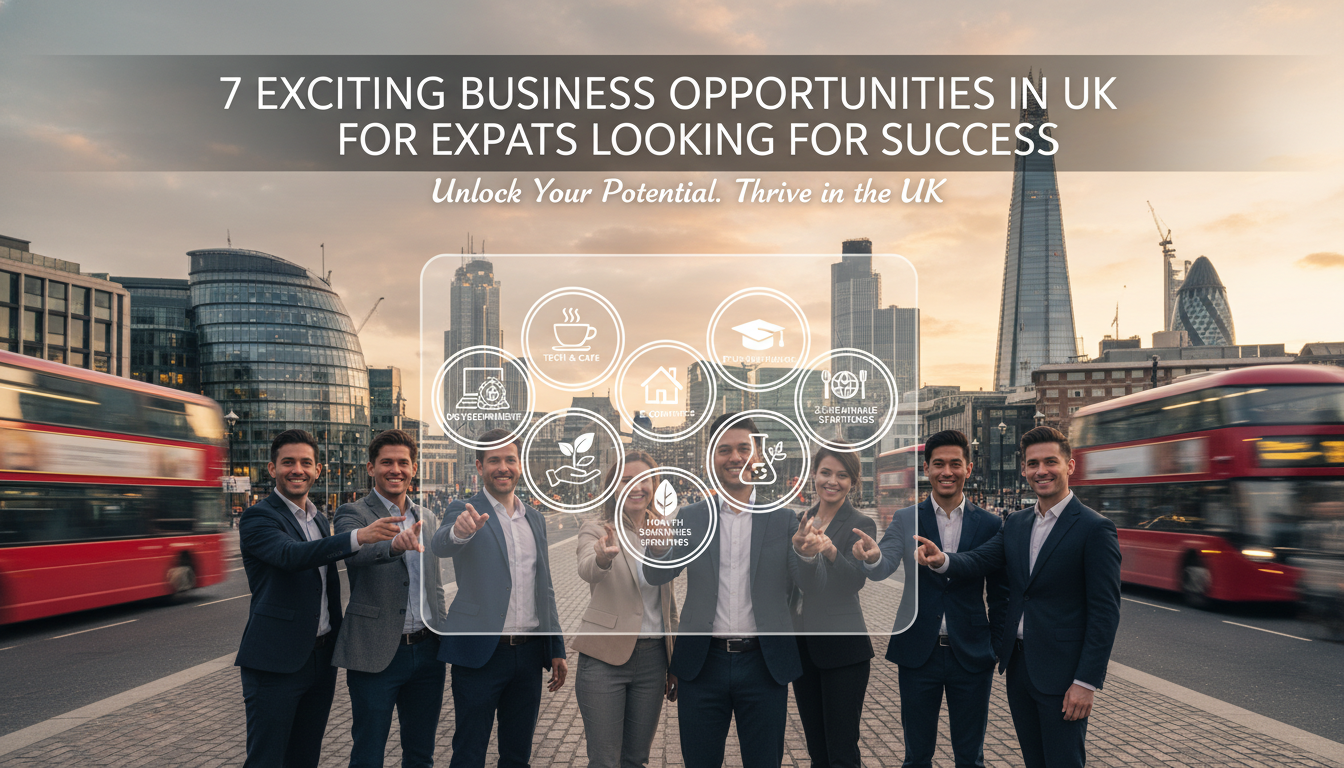 7 Exciting Business Opportunities in UK for Expats Looking for Success